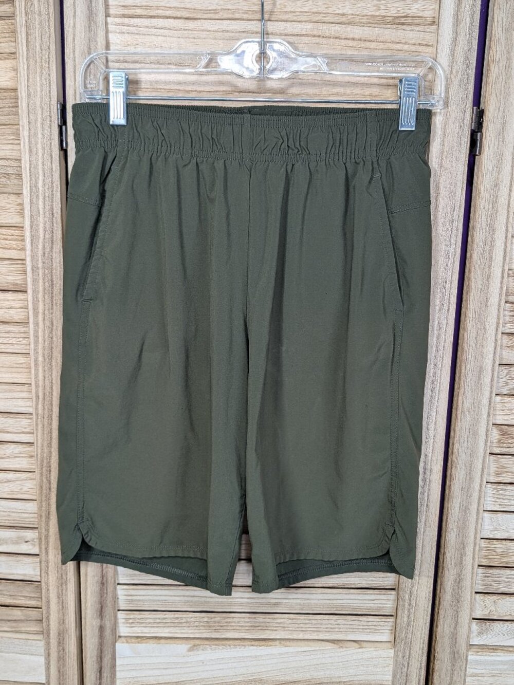 all in motion Olive Green Casual Pull-On Shorts Size XL (16)